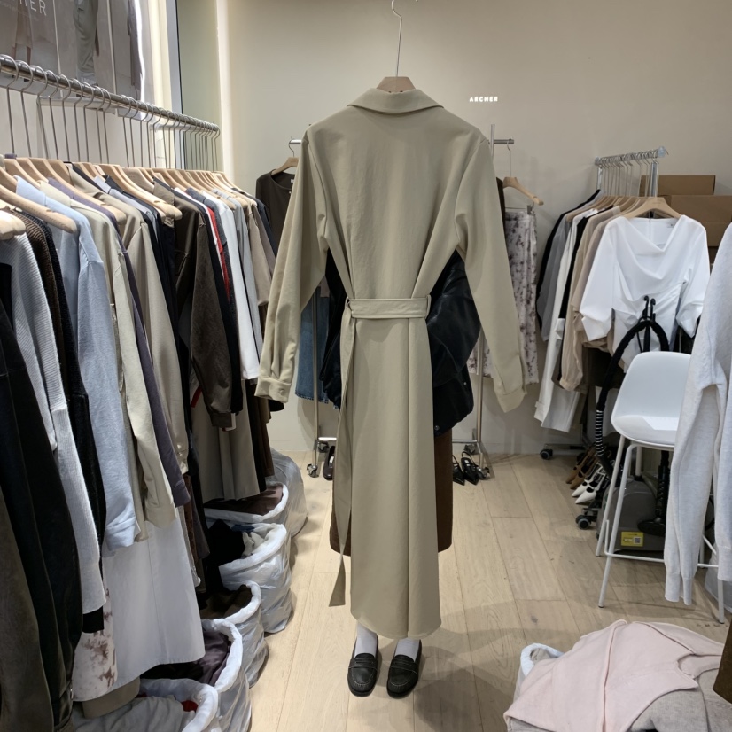 ARCHER東大門代購女裝新品熱賣時尚人氣連衣裙含腰帶口袋ARCHER連衣裙