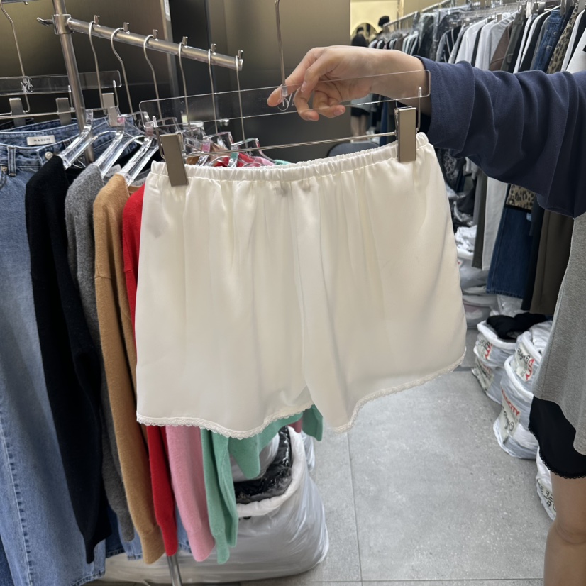 MADCITY/SAGAFURS韓國代購女裝新品人氣真品推薦休閑短褲緞MADCITY/SAGAFURS短褲