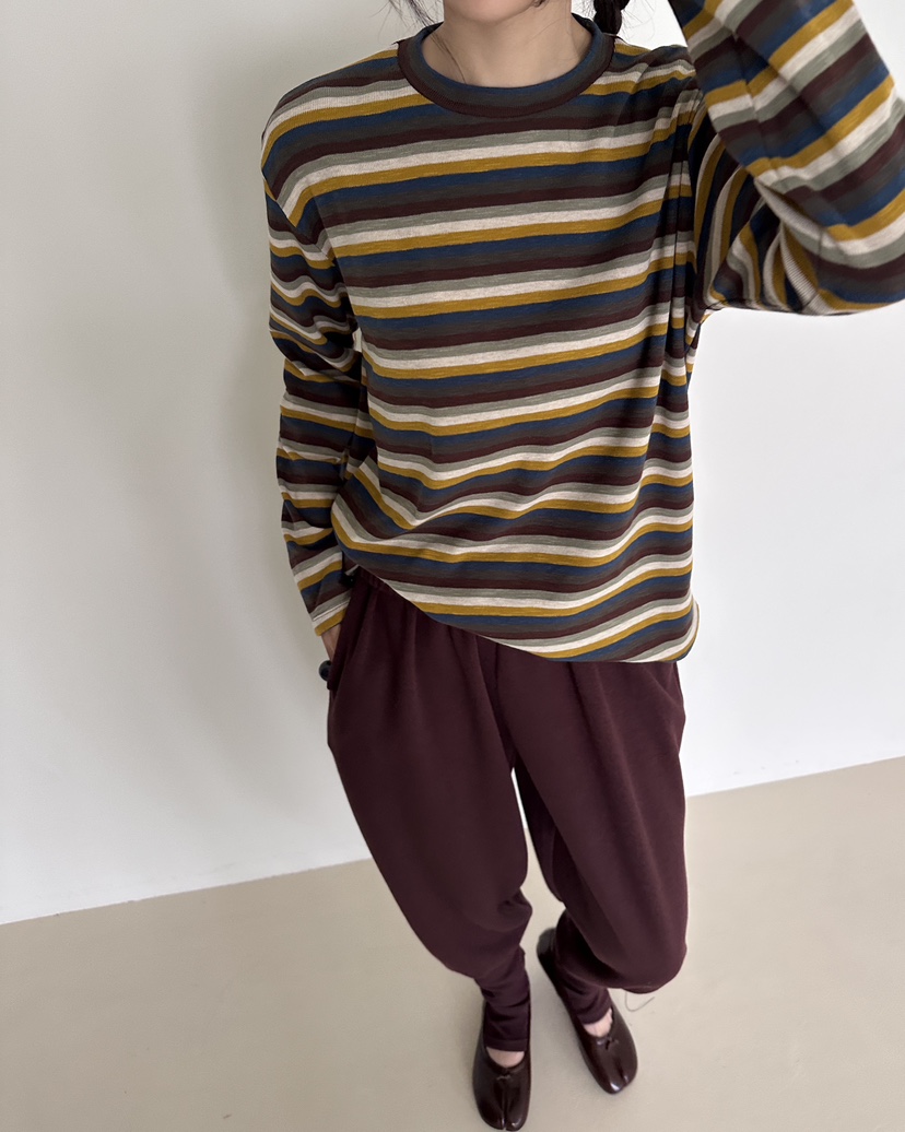 HOWDY/FACT THE NERD東大門代購女士新款人氣推薦長袖T恤HOWDY/FACT THE NERD長袖T恤