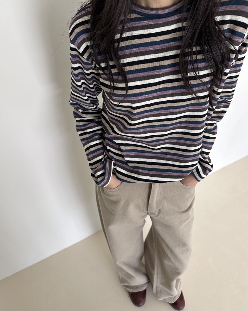 HOWDY/FACT THE NERD東大門代購女士新款人氣推薦長袖T恤HOWDY/FACT THE NERD長袖T恤