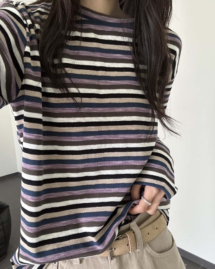 HOWDY/FACT THE NERD東大門代購女士新款人氣推薦長袖T恤HOWDY/FACT THE NERD長袖T恤