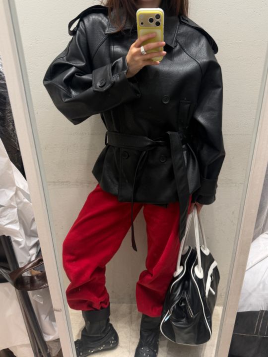 mars韓國代購女裝新品熱賣真品時尚推薦人氣休閑皮衣mars皮衣