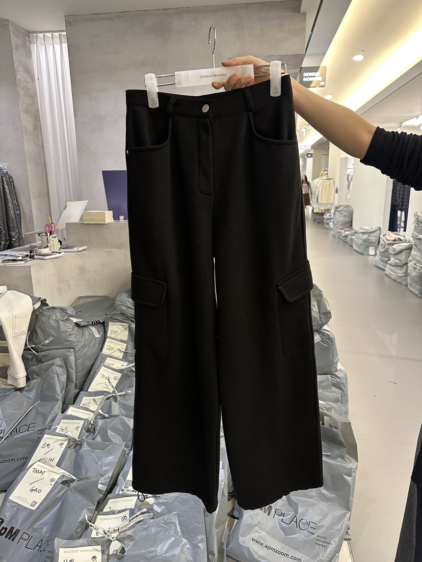 MONDAYMORING韓國代購女士新款推薦真品熱賣人氣時尚休閑褲Monday Morning休閑褲圖色3