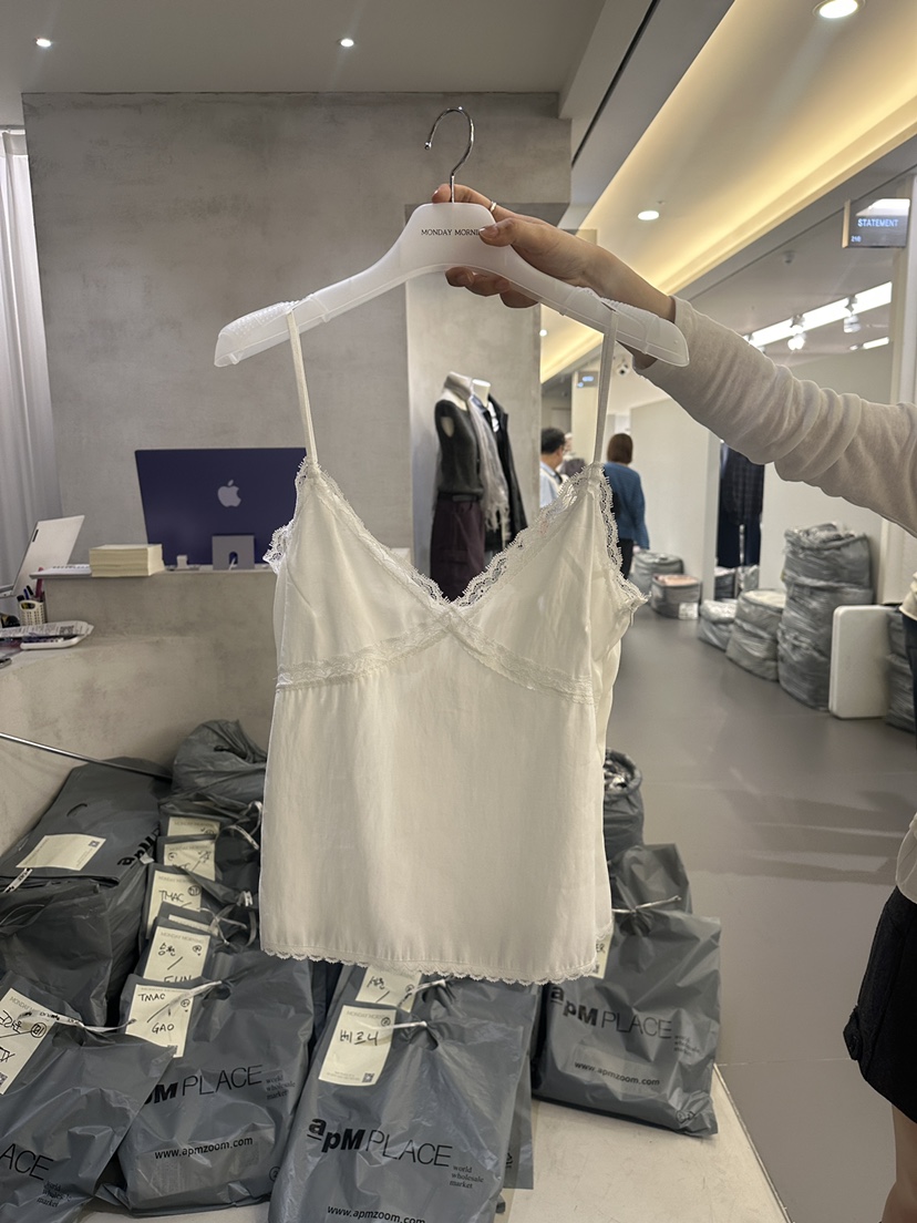 MONDAYMORING東大門實拍女裝新品休閑人氣時尚吊帶背心無袖Monday Morning吊帶/背心圖色1