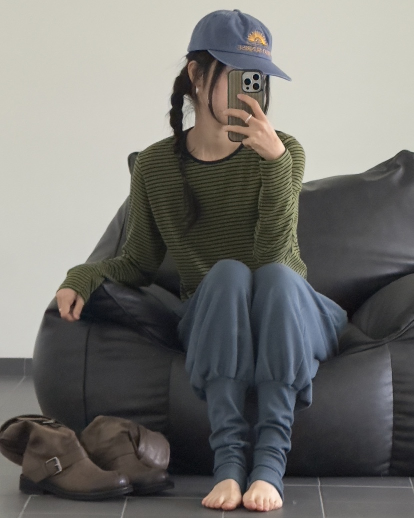 HOWDY/FACT THE NERD韓國直郵女裝新款時尚休閑褲保暖HOWDY/FACT THE NERD休閑褲