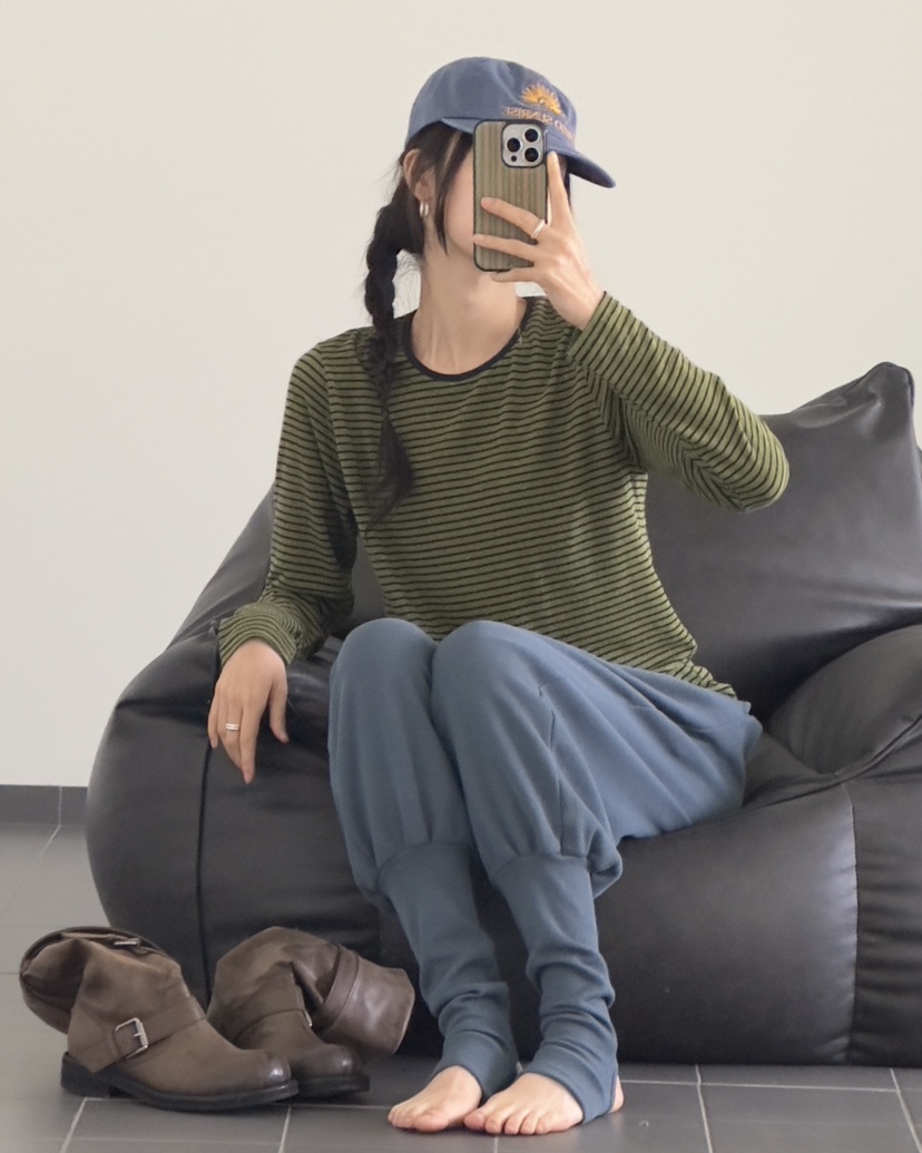 HOWDY/FACT THE NERD韓國直郵女裝新款時尚休閑褲保暖HOWDY/FACT THE NERD休閑褲