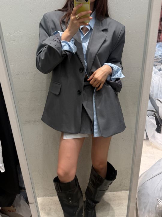 mars韓國代購女士新款時尚休閑真品人氣推薦熱賣西裝西服mars西裝/西服圖色2