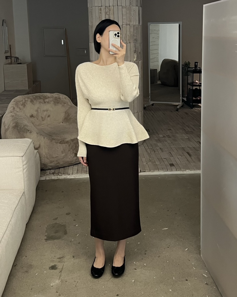 VERNI東大門代購女士新款時尚熱賣休閑真品推薦針織衫腰帶VERNI針織衫