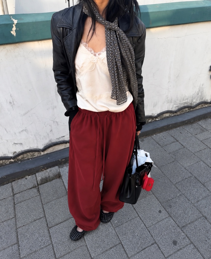 ONDO-P東大門實拍女裝新品推薦真品時尚休閑休閑褲抓絨運動ONDO-P休閑褲