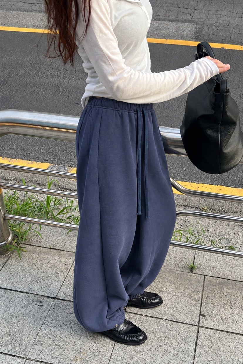 ONDO-P東大門實拍女裝新品推薦真品時尚休閑休閑褲抓絨運動ONDO-P休閑褲