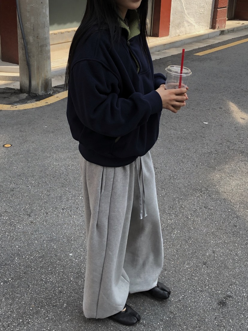 ONDO-P東大門實拍女裝新品推薦真品時尚休閑休閑褲抓絨運動ONDO-P休閑褲