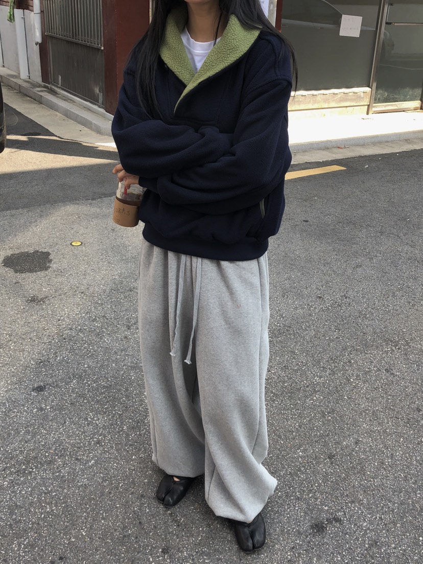 ONDO-P東大門實拍女裝新品推薦真品時尚休閑休閑褲抓絨運動ONDO-P休閑褲