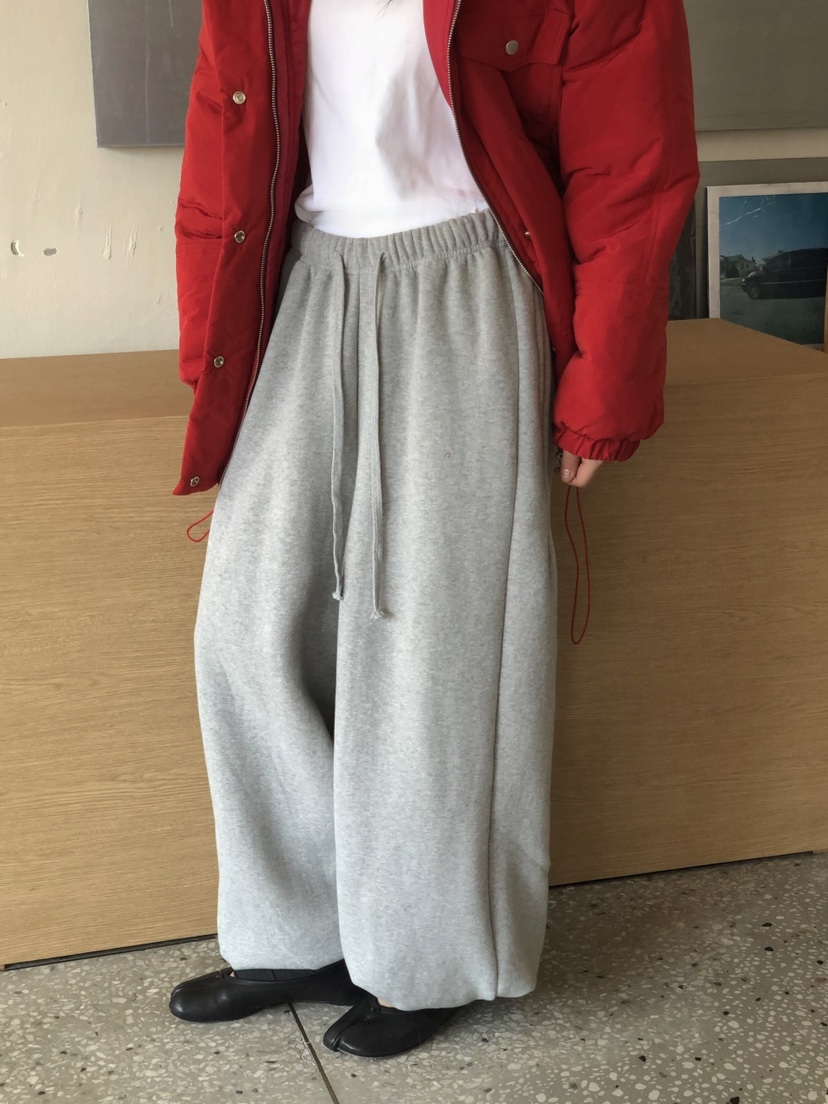 ONDO-P東大門實拍女裝新品推薦真品時尚休閑休閑褲抓絨運動ONDO-P休閑褲圖色1