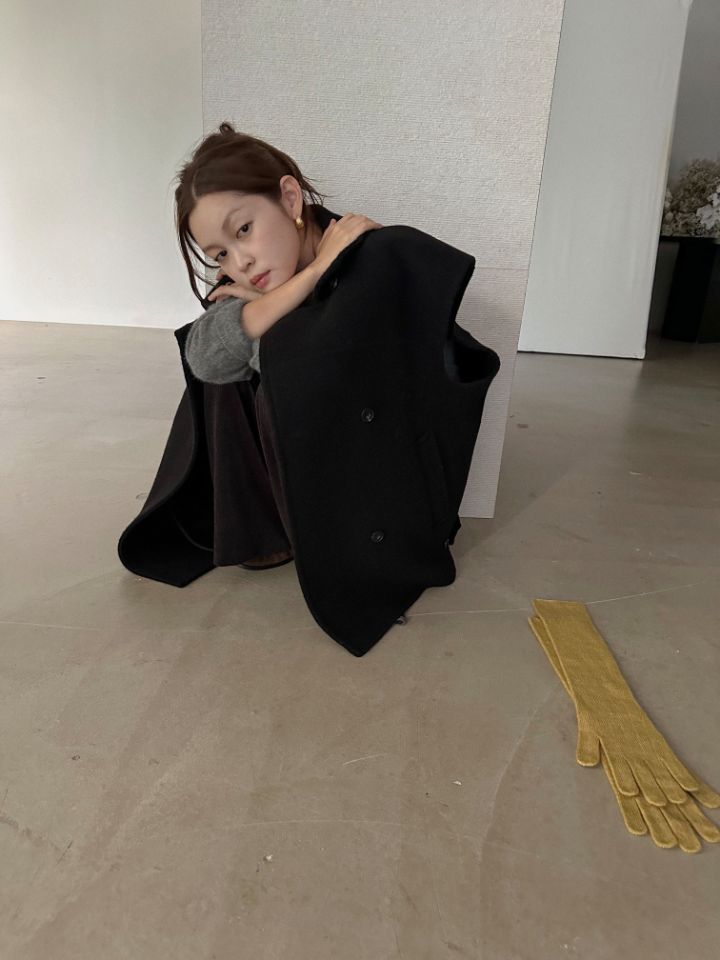 MARE東大門實拍女裝新款休閑真品時尚熱賣短款大衣不含內搭MARE短款大衣