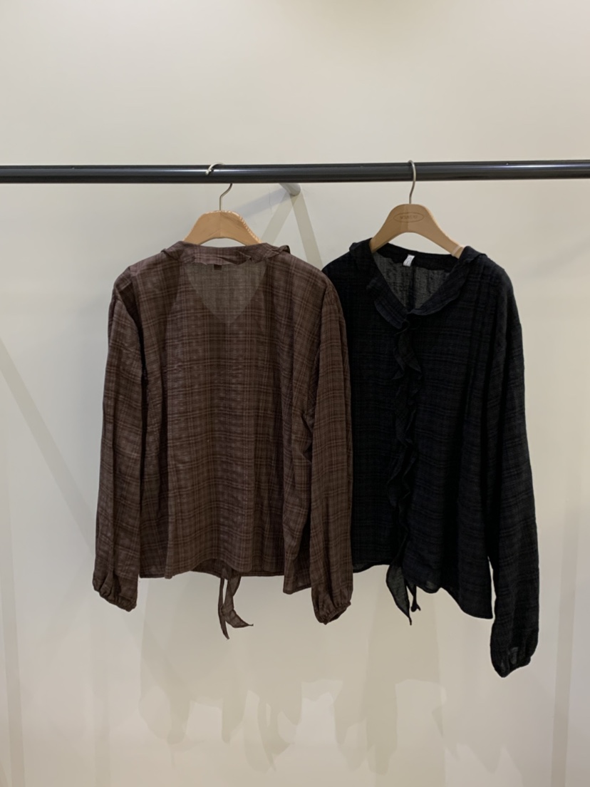 NOUVEAU韓國直郵女裝新品熱賣推薦休閑時尚真品襯衫蕾絲衫NOUVEAU襯衫/蕾絲衫