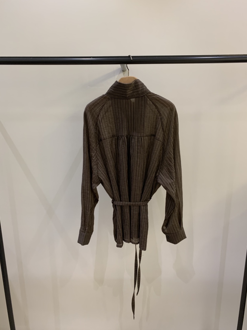 NOUVEAU東大門實拍女裝新品推薦真品熱賣襯衫蕾絲衫含繩高領NOUVEAU襯衫/蕾絲衫