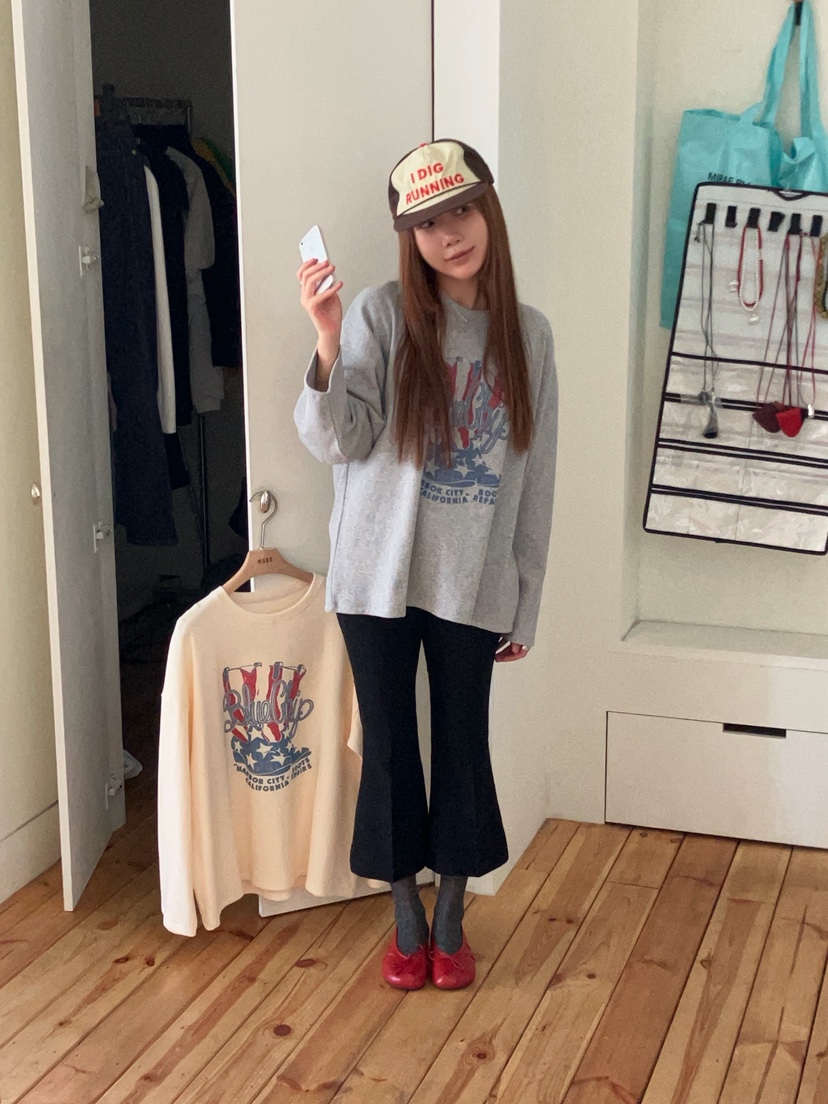 MADE-P東大門代購女士新品真品推薦人氣時尚休閑長袖T恤MADE-P長袖T恤