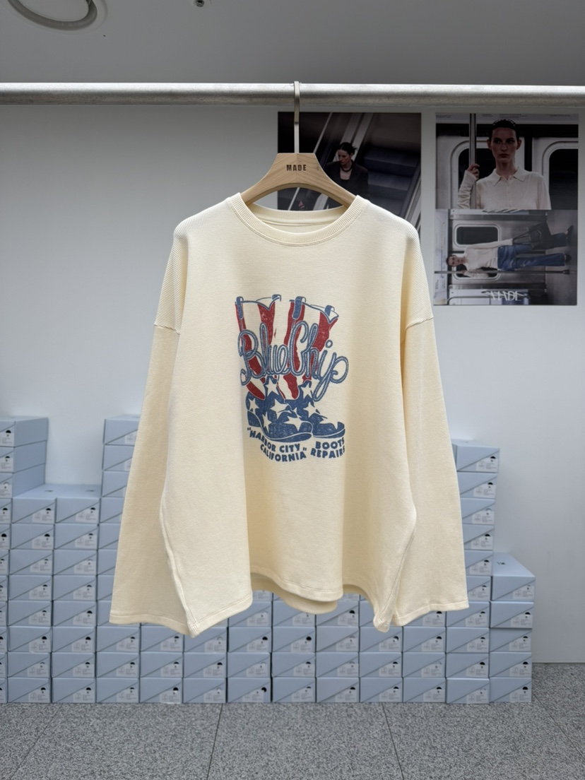 MADE-P東大門代購女士新品真品推薦人氣時尚休閑長袖T恤MADE-P長袖T恤圖色1
