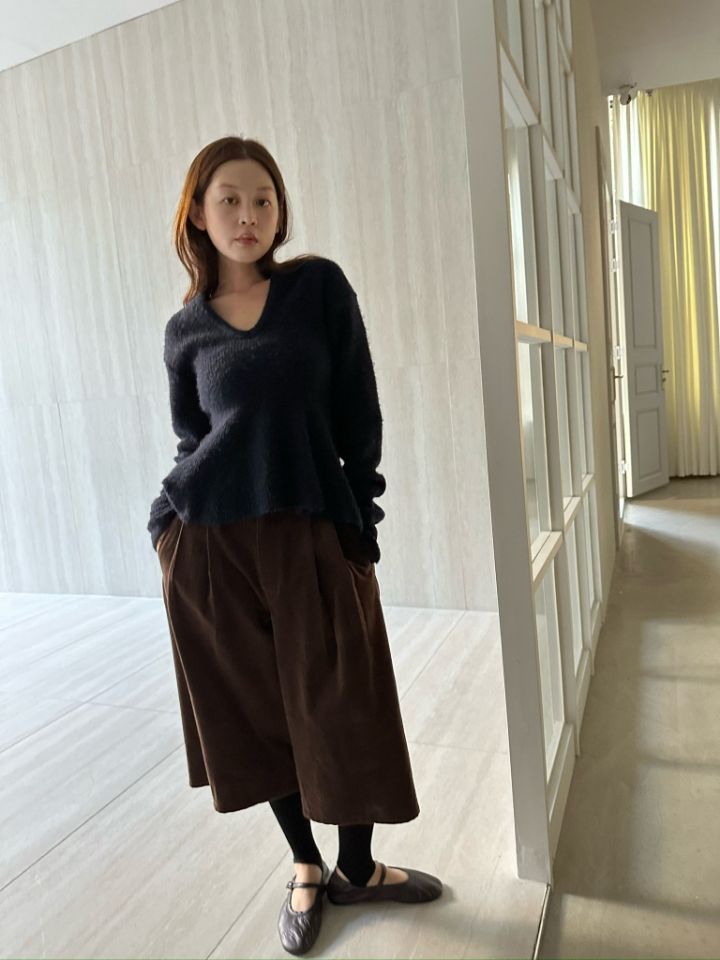 MARE東大門代購女裝新款人氣推薦真品熱賣短褲天鵝絨褶裥MARE短褲