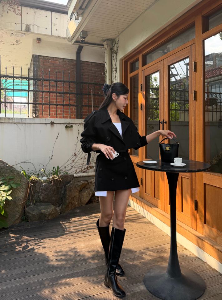 mars東大門實拍女士新品休閑人氣時尚推薦真品熱賣短裙紐扣mars短裙