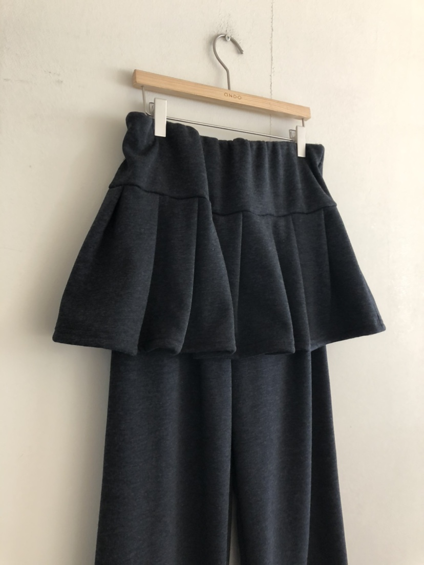 ONDO-P韓國代購女士新品時尚推薦休閑真品熱賣裙褲貂皮皺紋ONDO-P裙褲