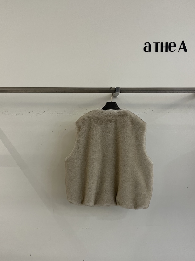 ATHEA東大門直郵女士新款推薦人氣休閑時尚馬甲不含內搭貂皮ATHEA馬甲