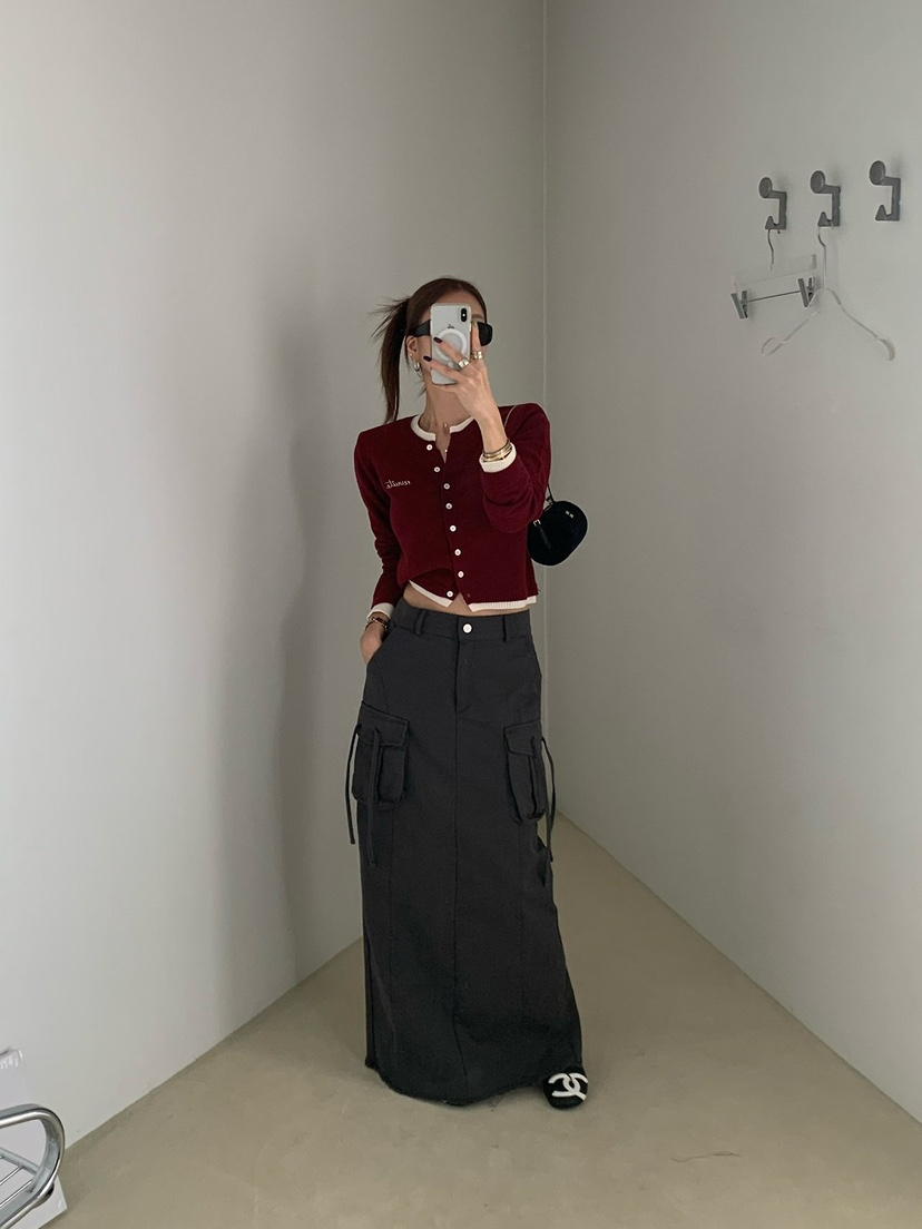 REVE CITE-L東大門直郵女裝新品時尚熱賣推薦人氣長裙工裝REVE CITE-L長裙