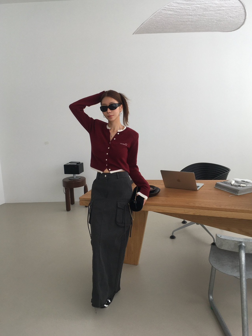 REVE CITE-L東大門直郵女裝新品時尚熱賣推薦人氣長裙工裝REVE CITE-L長裙
