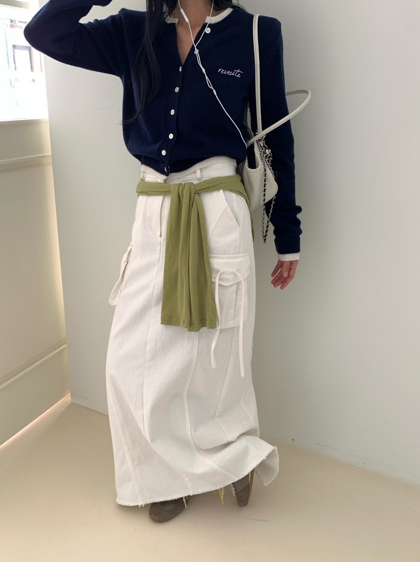 REVE CITE-L東大門直郵女裝新品時尚熱賣推薦人氣長裙工裝REVE CITE-L長裙圖色3