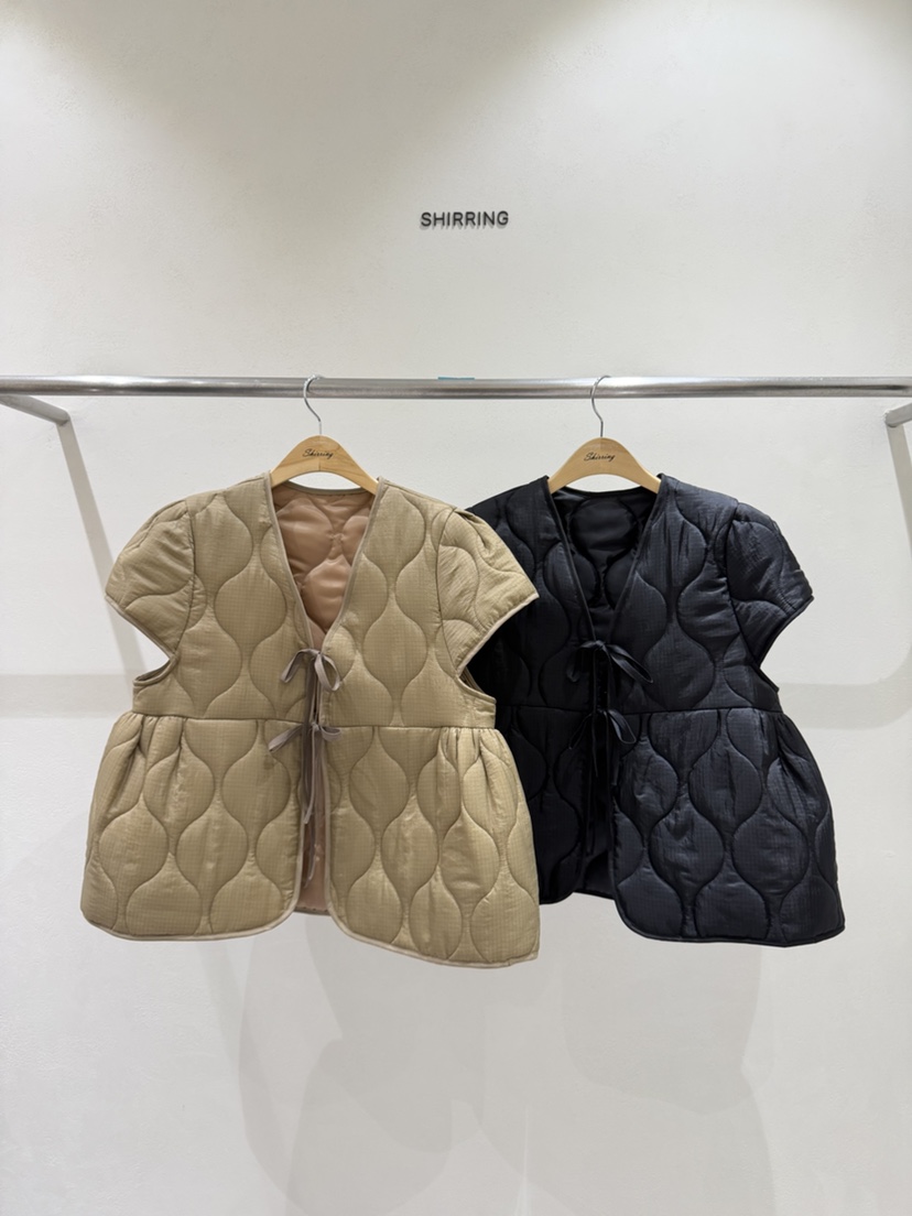 SHIRRING韓國代購女士新品休閑時尚人氣推薦熱賣真品馬甲SHIRRING馬甲