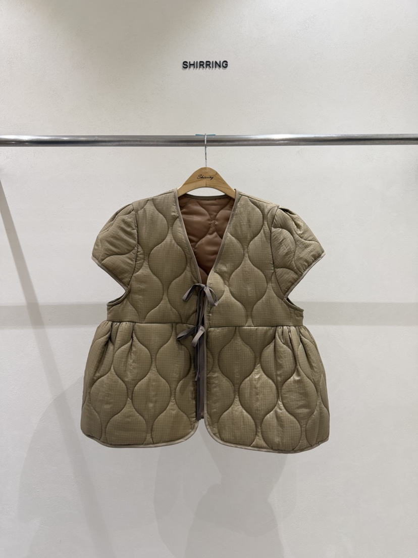 SHIRRING韓國代購女士新品休閑時尚人氣推薦熱賣真品馬甲SHIRRING馬甲圖色1
