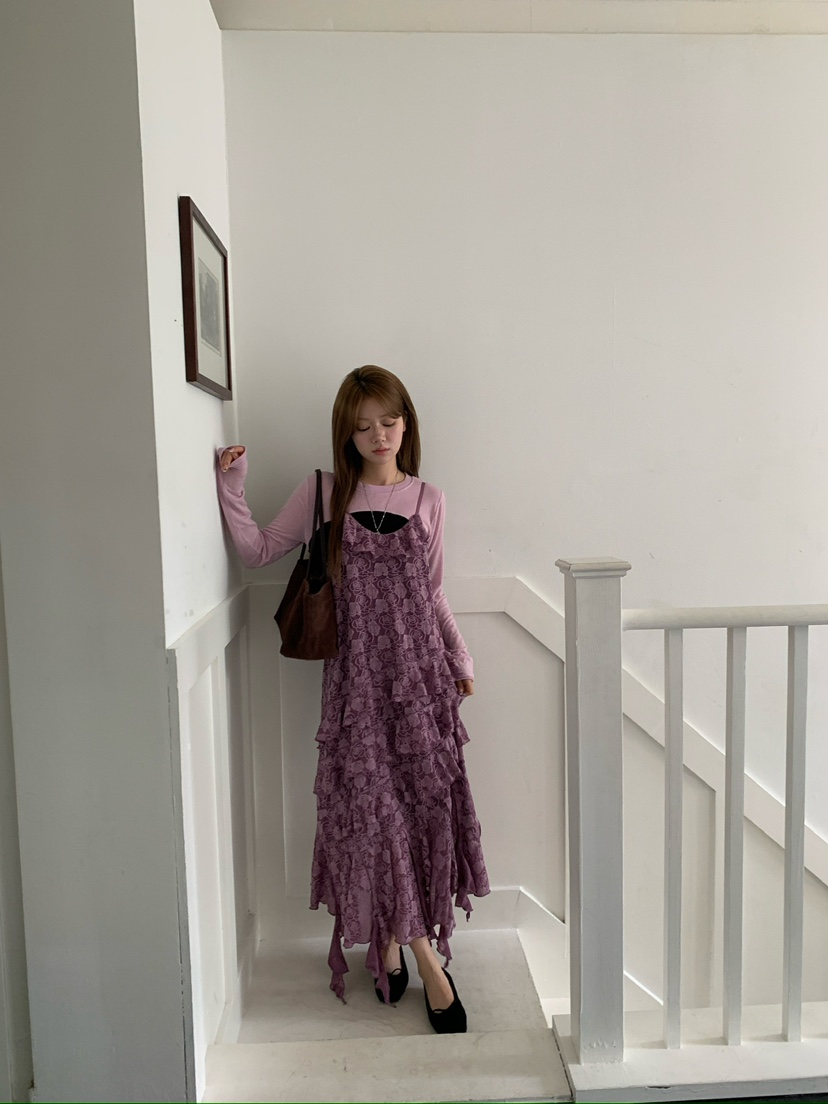 MAISONDEGLORY韓國代購女士新款人氣時尚推薦連衣裙不含內搭Maison de glory連衣裙