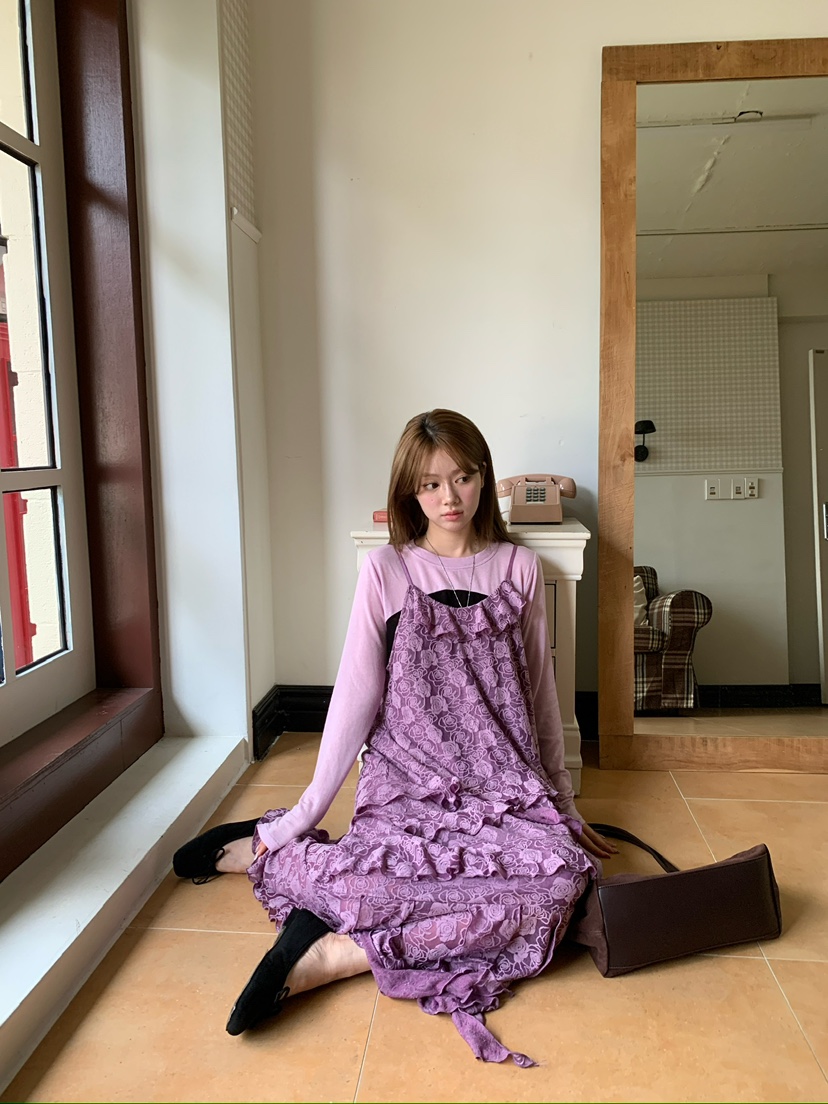 MAISONDEGLORY韓國代購女士新款人氣時尚推薦連衣裙不含內搭Maison de glory連衣裙