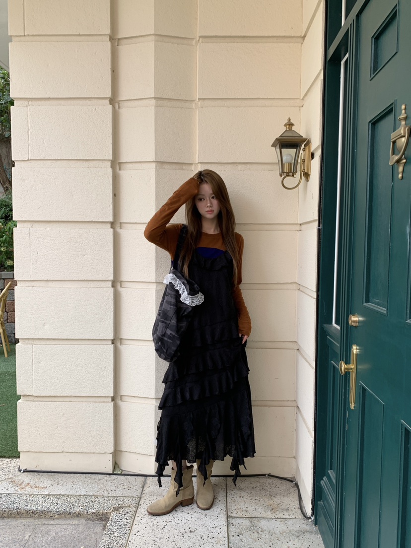 MAISONDEGLORY韓國代購女士新款人氣時尚推薦連衣裙不含內搭Maison de glory連衣裙