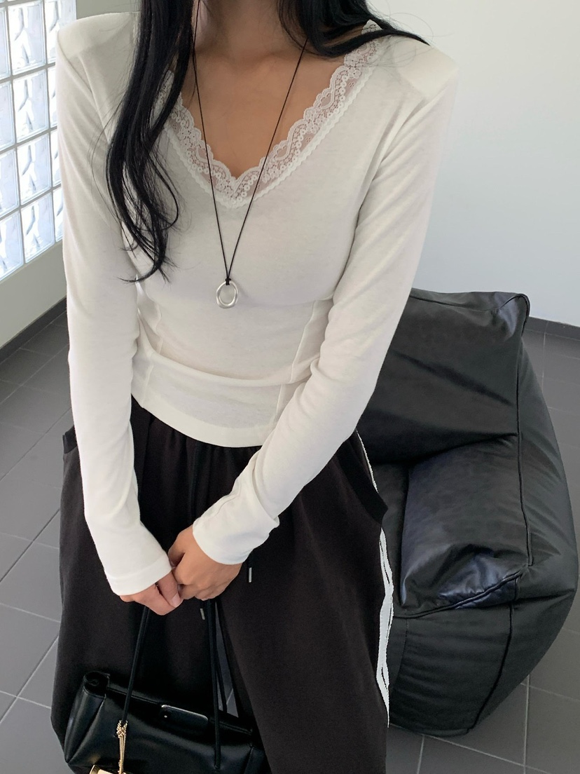 REVE CITE-L東大門直郵女裝新款推薦時尚休閑熱賣長袖T恤REVE CITE-L長袖T恤