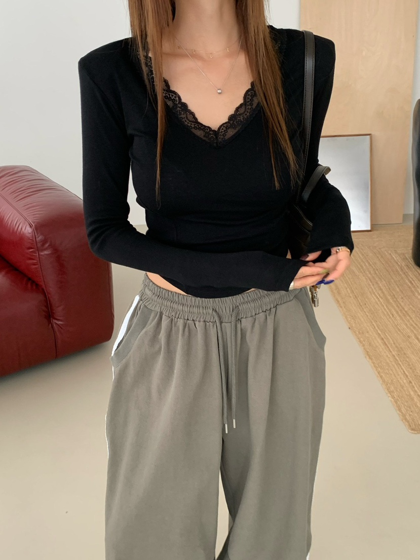 REVE CITE-L東大門直郵女裝新款推薦時尚休閑熱賣長袖T恤REVE CITE-L長袖T恤圖色3