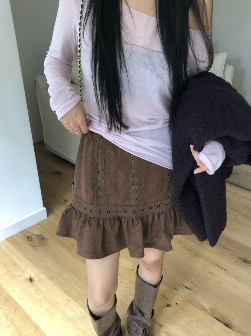 OUPPT韓國直郵女士新品休閑熱賣推薦真品時尚人氣短裙OUPPT短裙