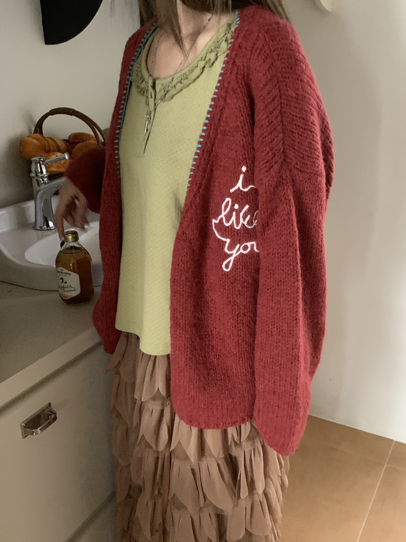 MAISONDEGLORY東大門代購女裝新品推薦時尚熱賣休閑毛衣開衫Maison de glory毛衣