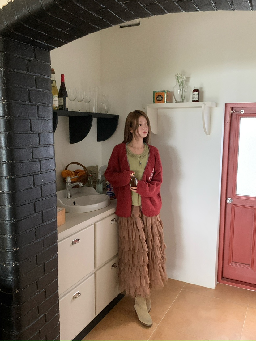 MAISONDEGLORY東大門代購女裝新品推薦時尚熱賣休閑毛衣開衫Maison de glory毛衣