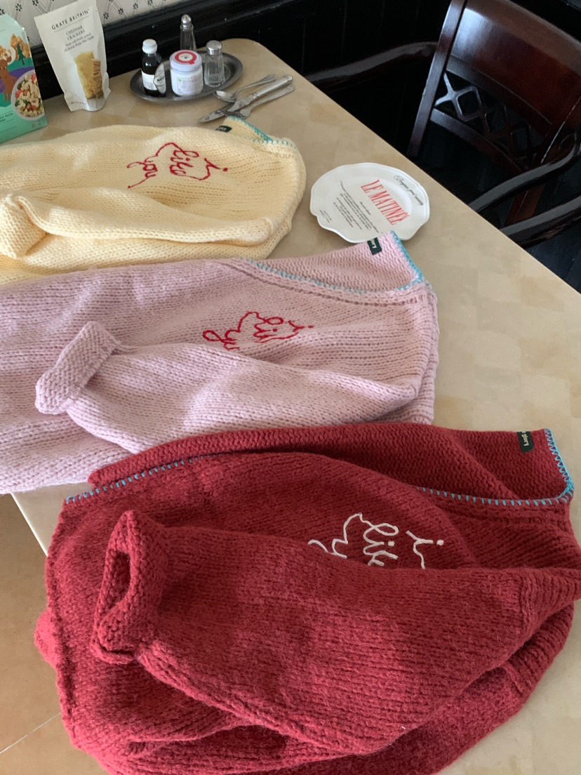 MAISONDEGLORY東大門代購女裝新品推薦時尚熱賣休閑毛衣開衫Maison de glory毛衣