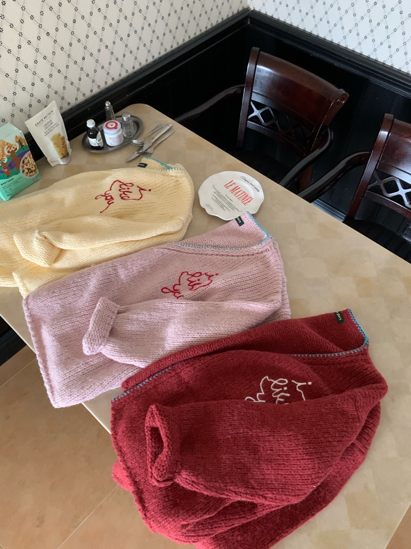 MAISONDEGLORY東大門代購女裝新品推薦時尚熱賣休閑毛衣開衫Maison de glory毛衣