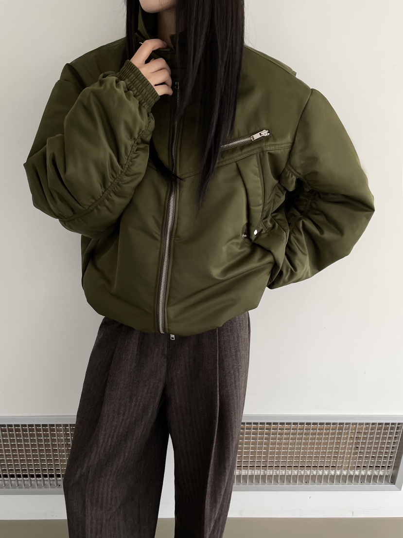 STAGE東大門實拍女裝新款時尚推薦人氣熱賣真品休閑短款棉服STAGE短款棉服