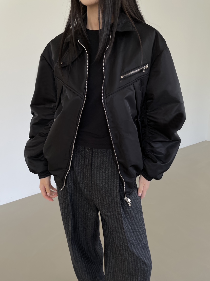 STAGE東大門實拍女裝新款時尚推薦人氣熱賣真品休閑短款棉服STAGE短款棉服