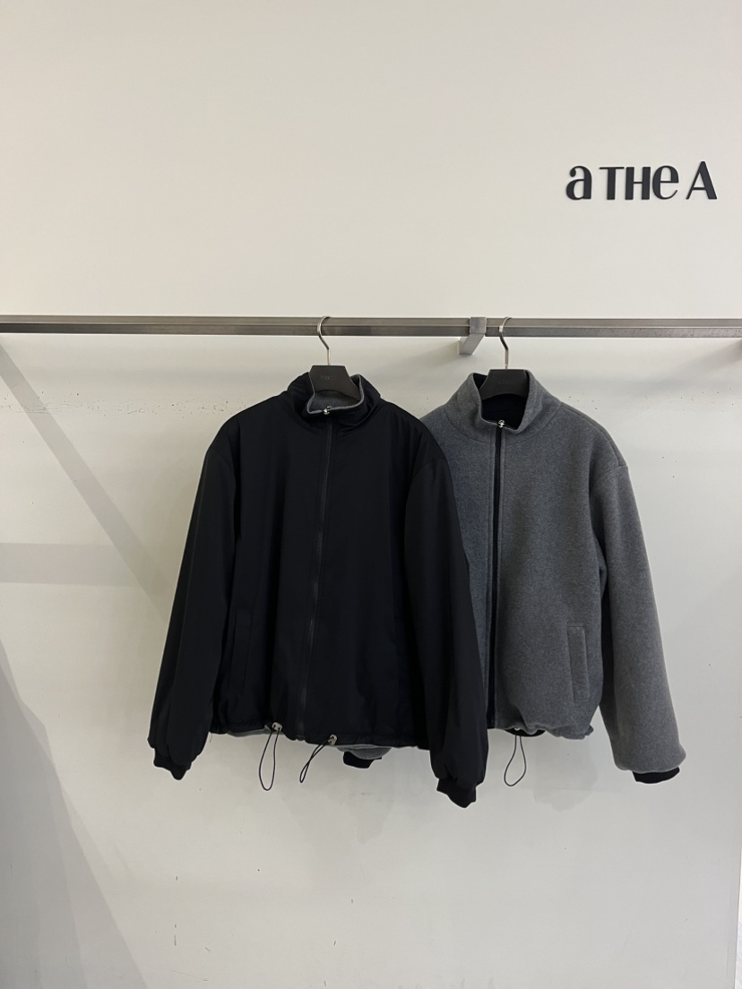 ATHEA東大門實拍女裝新品時尚人氣推薦休閑熱賣夾克兩面可穿ATHEA夾克