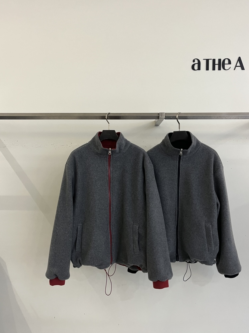 ATHEA東大門實拍女裝新品時尚人氣推薦休閑熱賣夾克兩面可穿ATHEA夾克