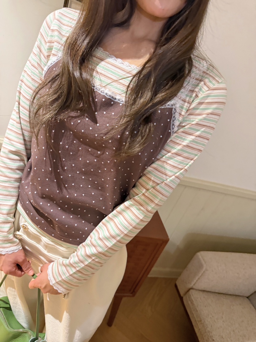 BOUTIQUE-L東大門代購女士新品人氣時尚推薦長袖T恤多層BOUTIQUE-L長袖T恤