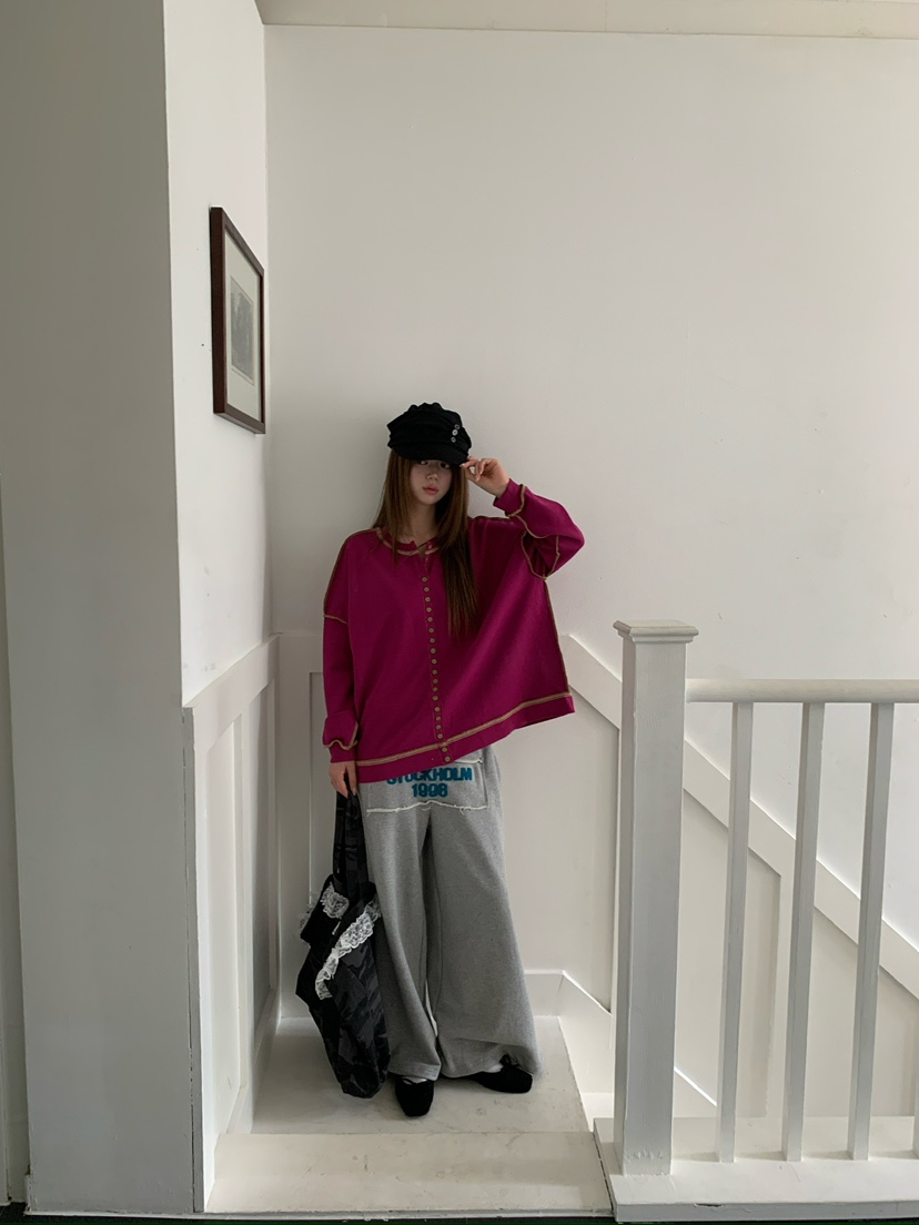MAISONDEGLORY韓國直郵女士新款人氣真品推薦熱賣休閑衛衣Maison de glory衛衣