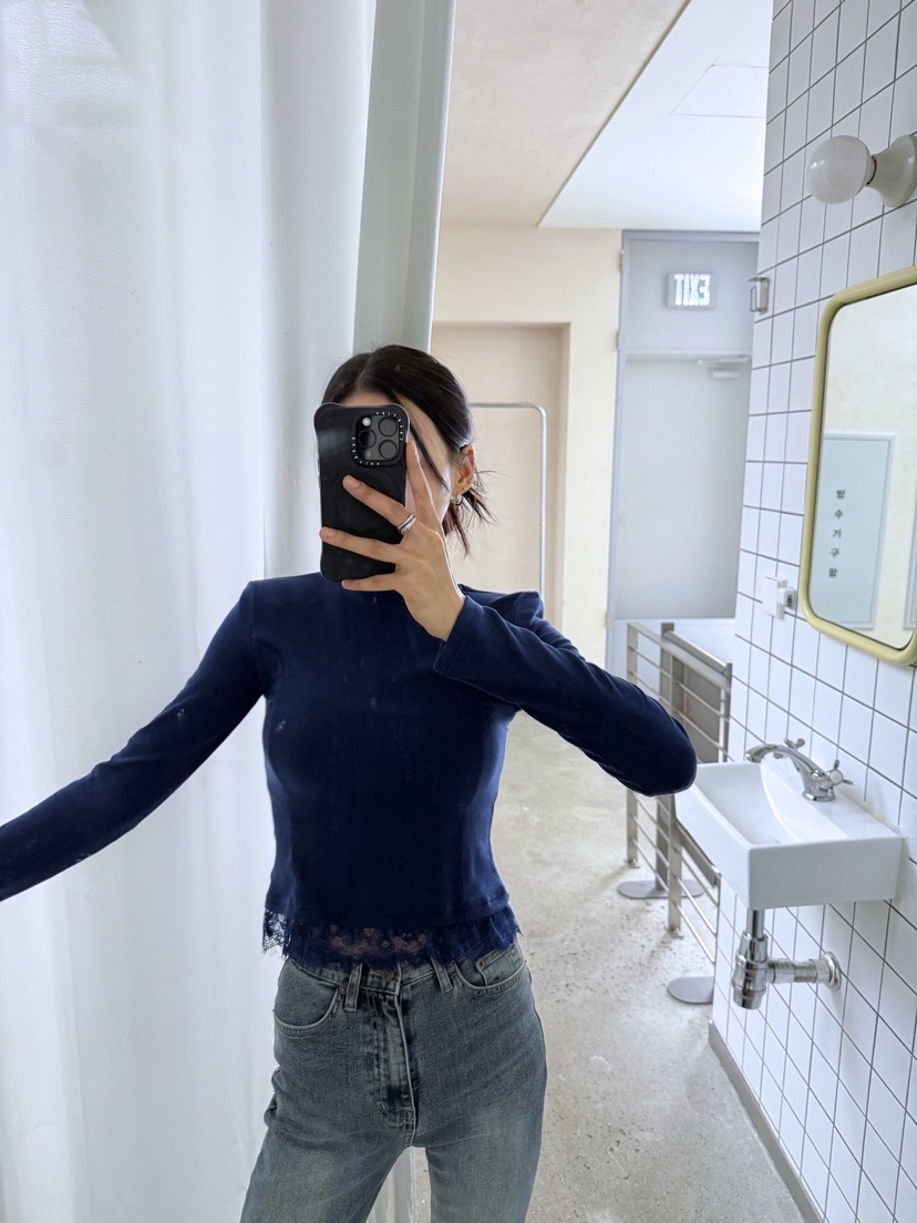 AB韓國直郵女士新款休閑人氣推薦時尚真品熱賣長袖T恤AB長袖T恤