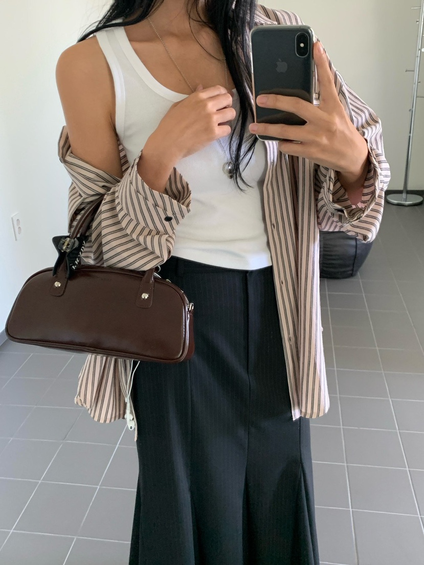 REVE CITE-L東大門實拍女士新品熱賣休閑長裙不含腰帶喇叭REVE CITE-L長裙