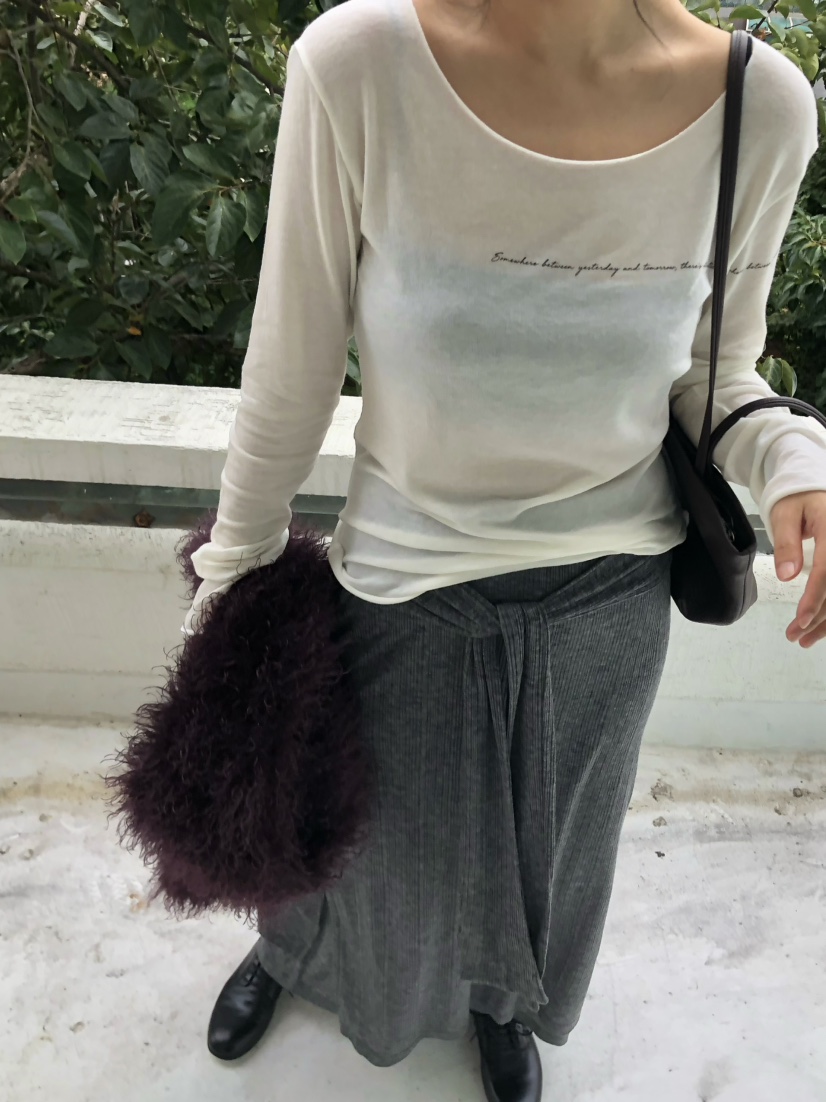 OUPPT東大門直郵女士新品休閑人氣推薦熱賣時尚長袖T恤字母OUPPT長袖T恤